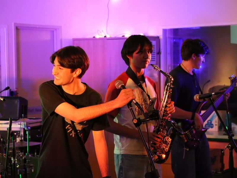 College music finale in two movements