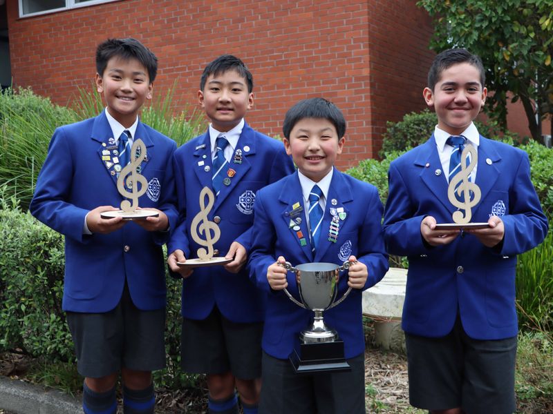 Boys’ School Instrumentalists Show Promise