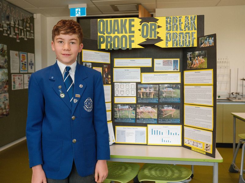 Boys’ School Students Put Ideas to the Test at Auckland Science Fair