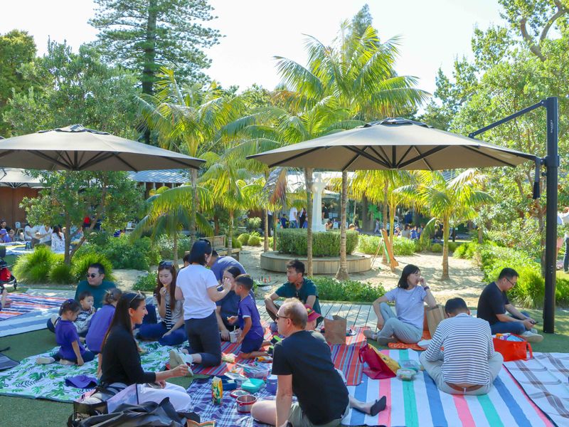 Preschool Families Gather for a Summer Picnic Afternoon