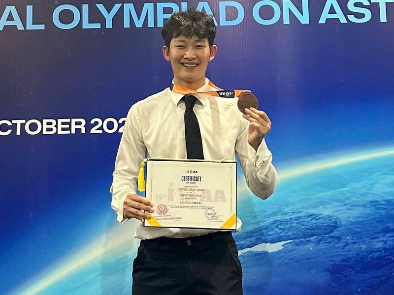 Liam Zhao Claims Historic Astronomy Olympiad Medal