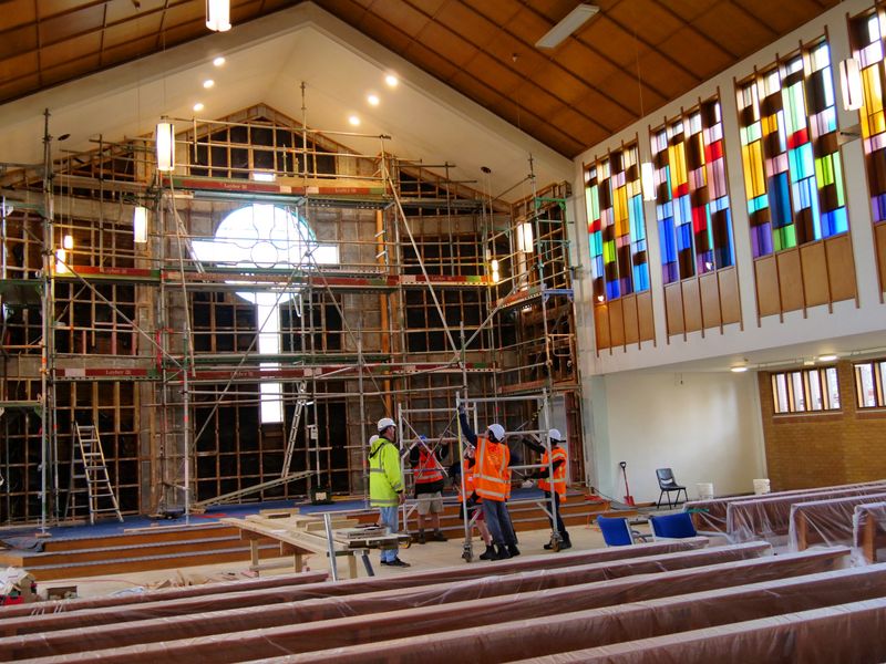 1 Chapel Renovation Boys visit 4