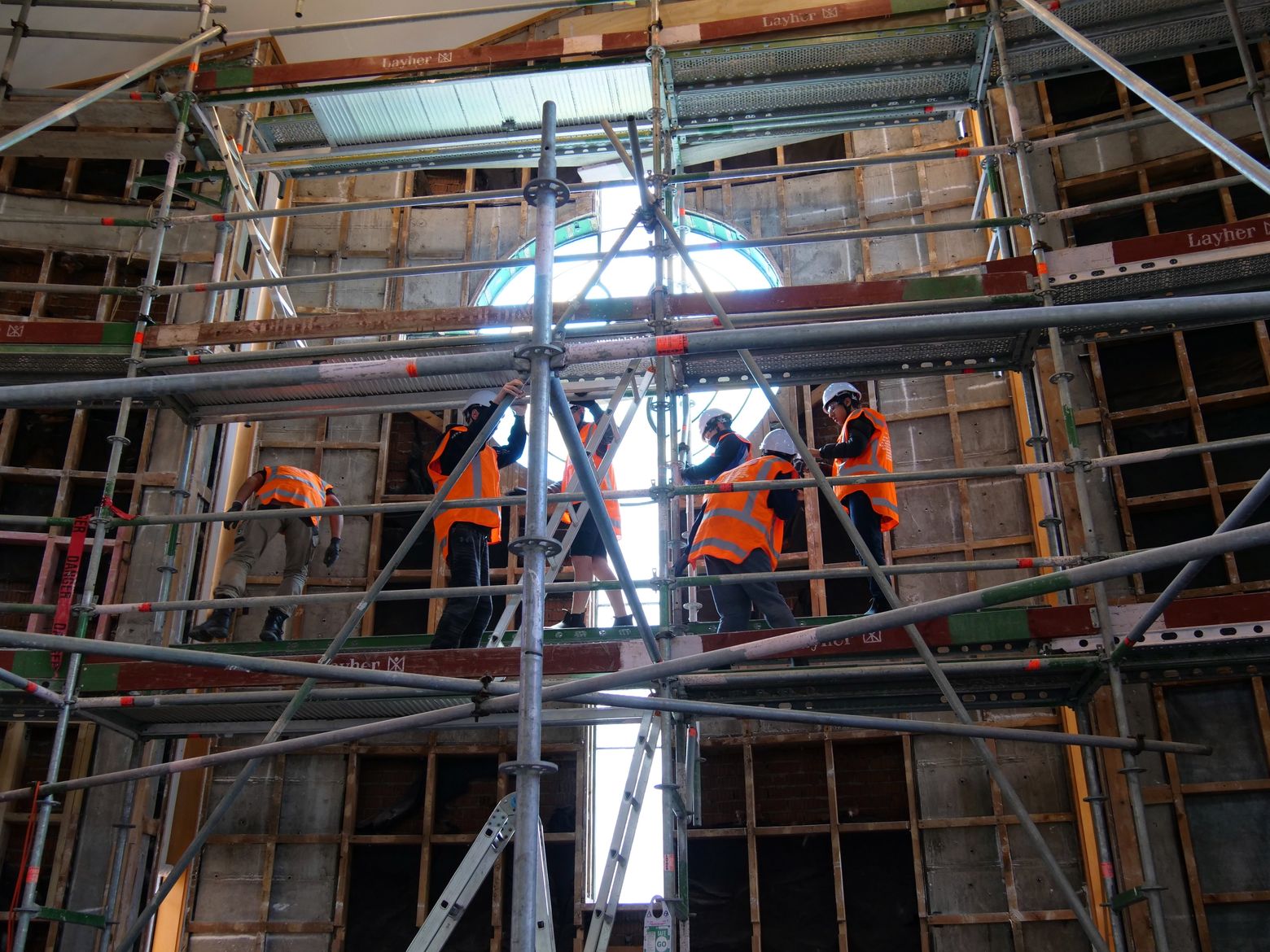 Chapel Renovation Boys visit 11