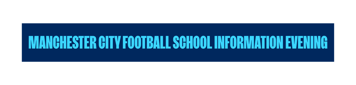 Manchester City Football Information Evening