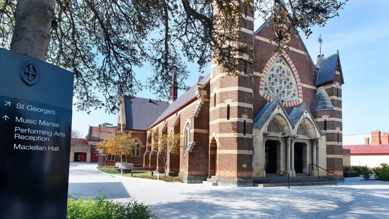 Photo of the St George's Performing Arts Centre at St Michael's in St Kilda.