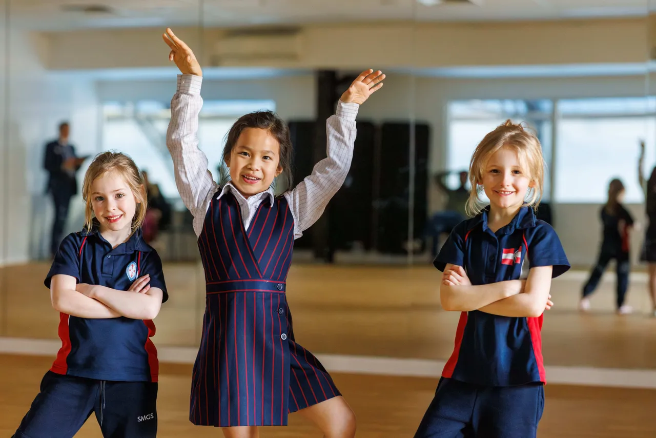 St Michael's Grammar School students participating in Hip Hop Dance classes as part of the Junior School Extended Tuition program.