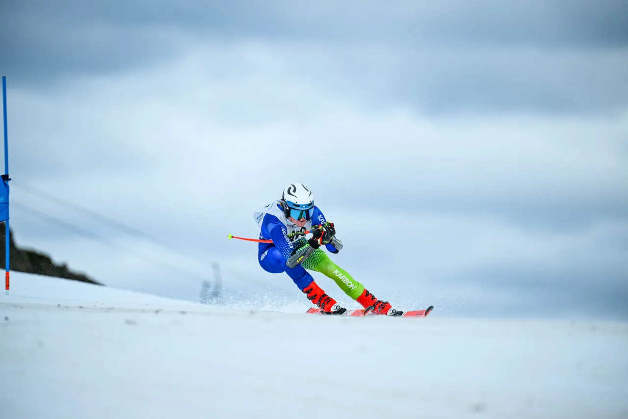 St Michael's Grammar School students skiing or snowboarding at Mt Buller during the annual Interschools Snowsports Championships.