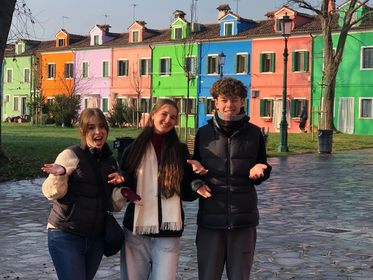 St Michael's Grammar School students participating in the Italy Language Exchange Program, exploring Sicilian culture and attending school in Catania.
