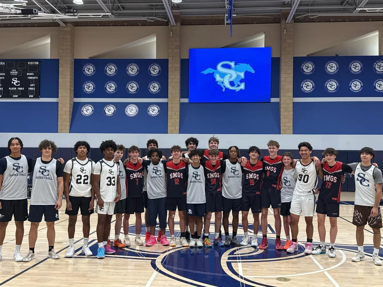 St Michael's Grammar School students on a USA Sport Tour, training at elite sporting facilities in California.