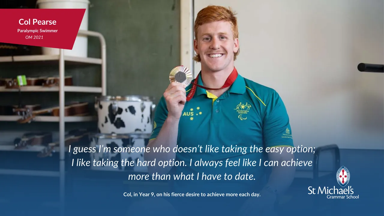 Paralympic Swimmer Col Pearse OM 2021