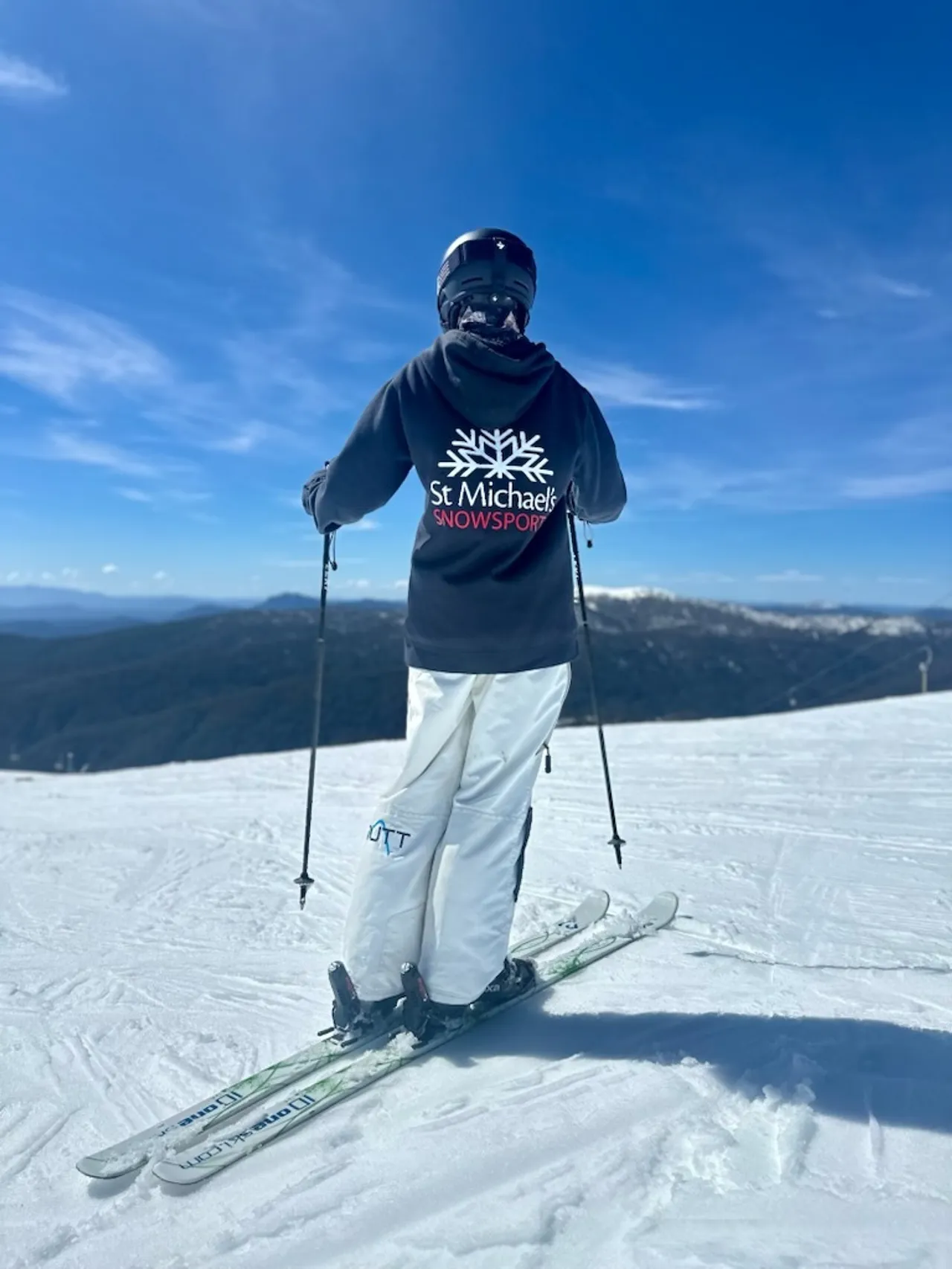 St Michael's student at Mt Buller during Experiential Learning (Outdoor Ed) Snowsports program