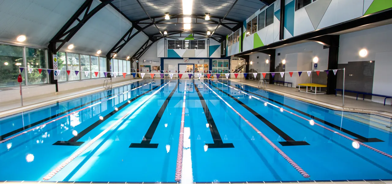 St Michael's Grammar School students training or competing at a partner sporting venue.
