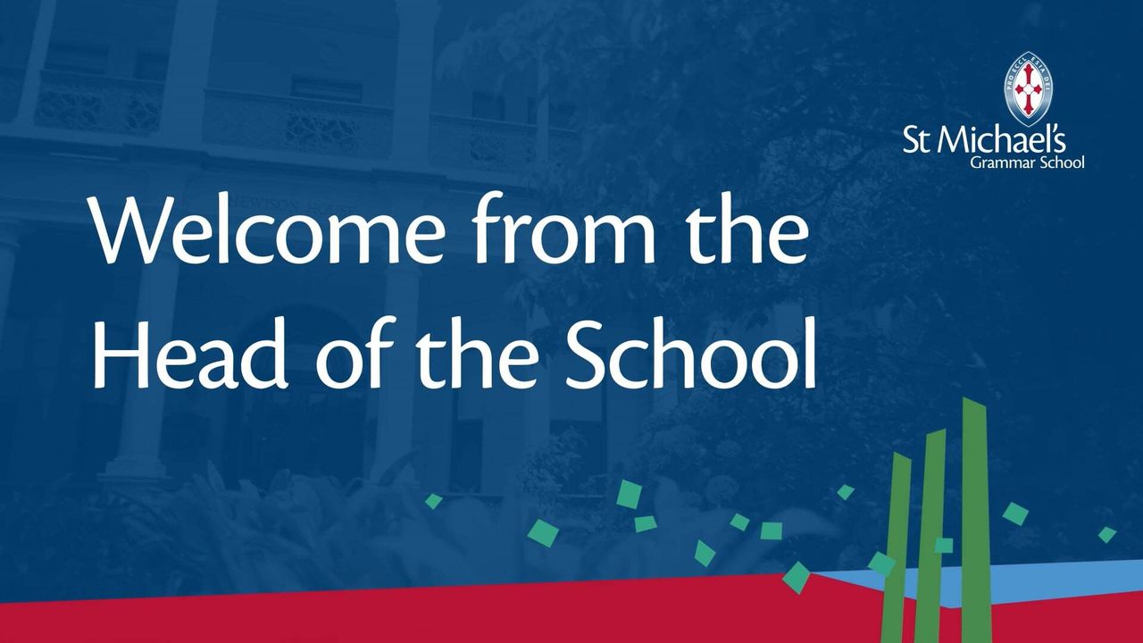 Head of the School Welcome