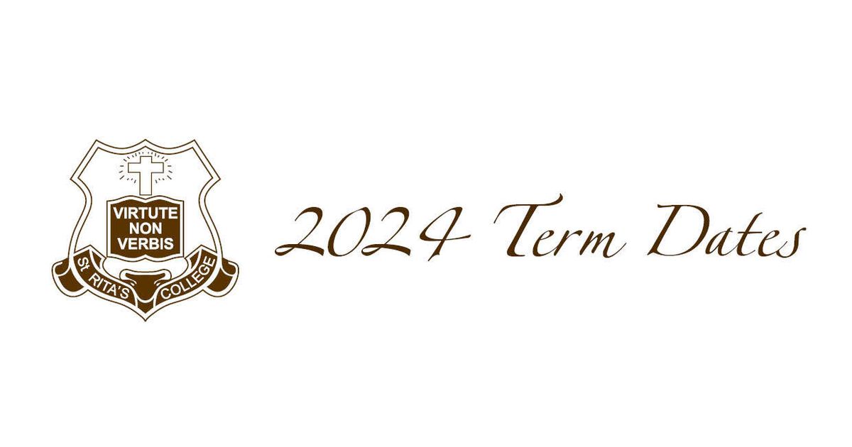 2024 College Term Dates St Rita's College