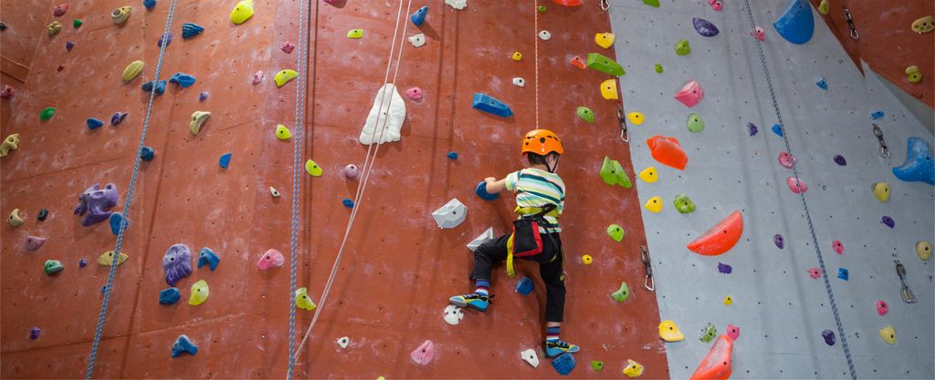Rock climbing with Helping Hands